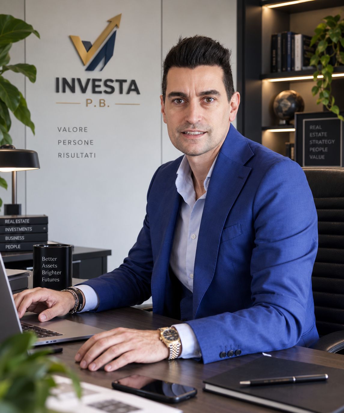 Ritratto founder Investa P.B.